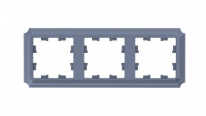 Systeme Electric AtlasDesign ANTIQUE рамка СУ 3 мест. ГРИФЕЛЬ ATN100703 (5!)