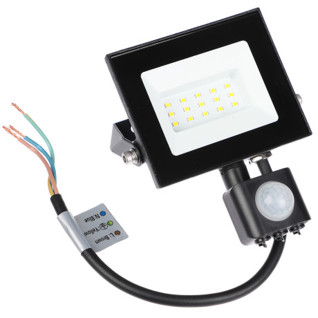 FORZA Прожектор светодиодный с датчиком движения 20Вт, 220-250В, IP44, 1200lm, 4000K, 120°