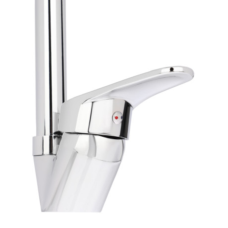 СоюзКран Смеситель для кухни, поворотный излив 25см, керам. картридж 40мм, хром, цинк, SK01-R119