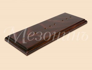 МЕЗОНИНЪ Подложка дерев. 3 мест. "Престиж", красное дерево GE70718-27