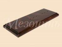 МЕЗОНИНЪ Подложка дерев. 3 мест. &quot;Престиж&quot;, красное дерево GE70718-27