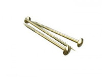 МЕЗОНИНЪ Саморез 4х70 для двойного изолятора/розеток ТВ, латунь (уп.20шт, цена за шт) GE30022-30