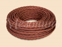 МЕЗОНИНЪ РЕТРО-провод витой 3х2,5 Корич. (бух. 5м, цена за 1м) GE70104-04