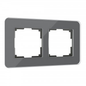 Werkel рамка СУ 2 мест. Elite (графит, стекло) W0022440 a057879