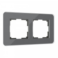 Werkel рамка СУ 2 мест. Elite (графит, стекло) W0022440 a057879