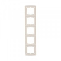 KRANZ DEA Рамка 5 мест. (горизонт.) Беж KR-78-0259