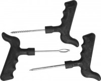 Набор STAYER "МАСТЕР" д/ремонта бескамерных шин: шило, игла, рашпиль, 3шт zu43270-H3