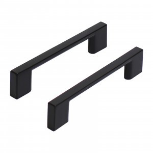 Ручка-скоба мебельная мет  96 A302-96 BL мат. черн. 2шт (цена за пару (20, 200) StahlBuro