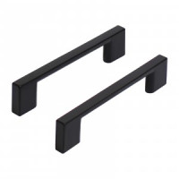 Ручка-скоба мебельная мет  96 A302-96 BL мат. черн. 2шт (цена за пару (20, 200) StahlBuro