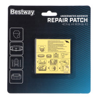 BESTWAY Клейкая заплата для ремонта поверхности, находящейся под водой, 62091