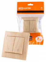 TDM Лама выкл. проходн. СУ 2 кл. 10А сосна SQ1815-0307