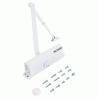 NOTEDO Доводчик дверной DC-180-I WHITE до 180кг белый (10)