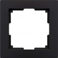 Smartbuy Нептун Рамка 1-местная пластик черная (SBE-06b-Plastic-FR-1)
