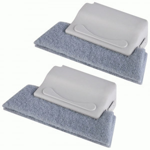 Губка-щетка для труднодоступных мест ПП, 13,7*8*3,3см, 2шт (12!) 108106 Рыжий кот