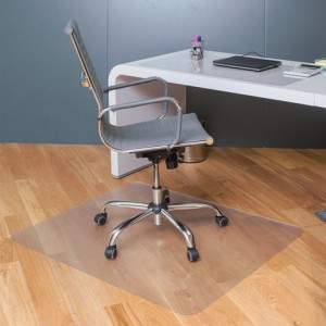 Коврик защитный д/напольных покрытий BRABIX, поликарбонат, 90х120 см, шагрень, толщина 1,8 мм, 60485