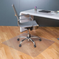 Коврик защитный д/напольных покрытий BRABIX, поликарбонат, 90х120 см, шагрень, толщина 1,8 мм, 60485