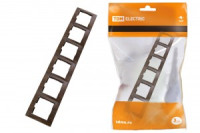 TDM Рамка 6 постовая горизонтальная &quot;ЭКО&quot; (бук) &quot;Таймыр&quot; (10!) SQ1814-0334