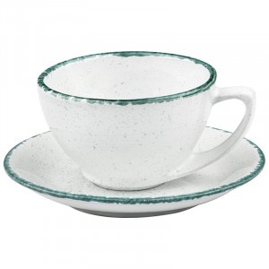 Кружка 0,25л с блюдцем Элегант, варадеро (кратность 12!!!) керамика, 106764