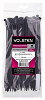 Volsten хомут 3,6х150мм нейлон, черный V02-1B-3,6х150-100 (уп. 100 шт., цена за уп.)