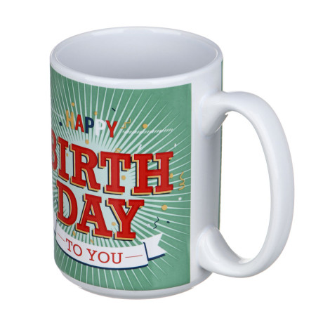 Кружка, 425 мл, керамика, арт.26, 2 дизайна