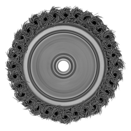 Щетка для УШМ Heavy Duty, 125 мм, М14, "чашка", крученая проволока 0.5 мм Matrix