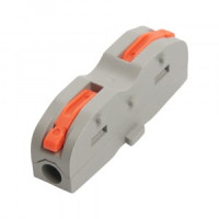 STEKKER клемма СМК проходная с рычагом LD222-421 1х(0,08-2,5(4)мм2) 32A (уп.100шт цена за шт) 39498