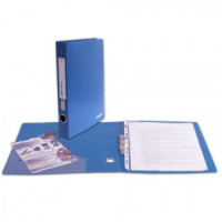 Папка 2 кольца BRAUBERG &quot;Диагональ&quot;, 40мм, т-синяя, до 250 листов, 0,9мм