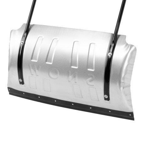 Движок для уборки снега оцинкованный, 750х420х1120 мм, усиленный, стальная рукоятка, Сибртех