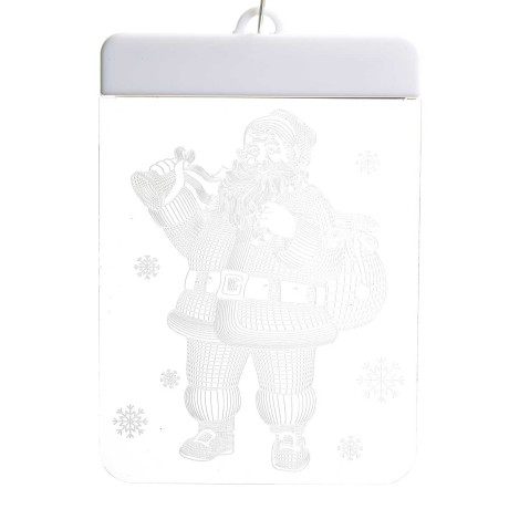 Гирлянда штора LLN-03 2*0,65-0,75м 5нитей, насадка панно-3D ТЕПЛЫЙ БЕЛЫЙ