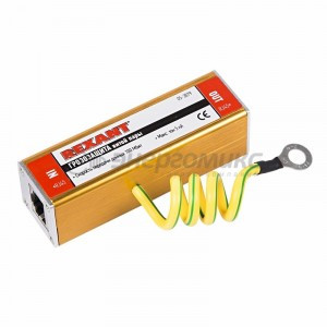 Грозозащита витой пары разъем 8p8c cat5 (RJ45) Rexant (10!) 05-3079