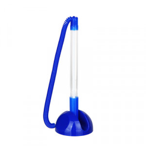 ClipStudio Ручка шариковая настольная, синяя, 0,7мм, синий корпус