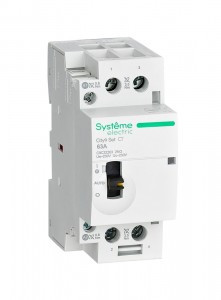 Systeme electric City9 контактор модульный 63А, 2P, 2НО, 230В AC C9C32263