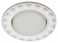 ЭРА св-к встр. GX53 круг подсветка св/д 4K бел/бел 120(90)x38 DK LD27 WH/WH 4067