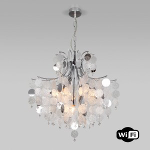 Bogate's Люстра E14 9x60W 620x1070 металл/хром Bolla 335/9 a053993