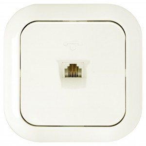 Bylectrica Гармония роз. СУ телеф. 1 мест. корп. ABS, (ТР4-020 бежевый)