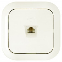 Bylectrica Гармония роз. СУ телеф. 1 мест. корп. ABS, (ТР4-020 бежевый)