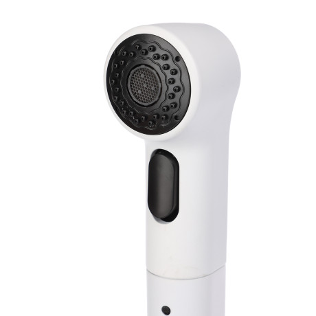 СоюзКран Смеситель для кухни, поворотный излив 360гр., картридж 35мм, цинк, белый SS01-R133