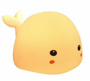 LEEK ночник св/д детский мягк 2W LED NL-352-S RGB белый кит, сенсор, диммер, аккум, USB, 110x142x105