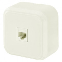 Bylectrica ПРАЛЕСКА роз. телефонная 4-х конт. беж., (ТР4-017 беж.)