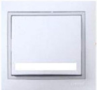 Lezard Мира вставка 2 мест. хром (уп. 10шт., цена за 1шт.)  801-0225-701