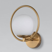 EUROSVET Бра 1x 60W E27 200x170x250 мет/золото/стекло Умный дом Ringo 50289 a060909