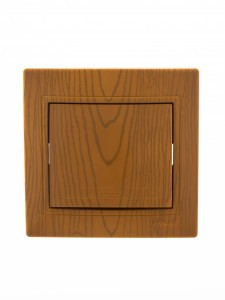 Lezard Мира выкл. СУ 1 кл. 10А ольха (корпус PC) 701-0701-100