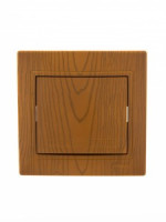 Lezard Мира выкл. СУ 1 кл. 10А ольха (корпус PC) 701-0701-100