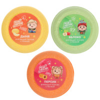 BY Русские Супергерои Средство для ванны Пончик бурлящий с пенкой, в ассортименте, 120г