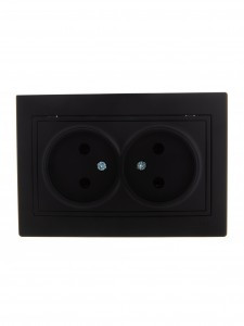 Lezard Мира роз. СУ 2 мест. 16А черный бархат (керамика, корпус PC) 701-4242-128