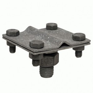 EKF PROxima Зажим полоса-прут (40x4)на штыре (пластина 70x70) HZ lp-55423