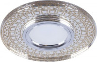 Feron св-к встр. со св/д подсв. 15LED*2835 SMD 4000K MR16 50W G5.3прозрачный золото CD981 32438