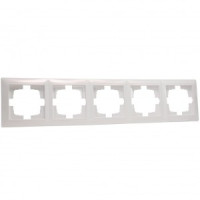 Bylectrica СТИЛЬ рамка 5 мест. СУ перламутр (ЮЛИГ.735212.297 перламутр)