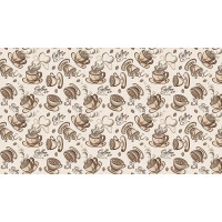 Клеенка нетканая основа 135*20  ПЕРФЕКТ 643/10 Чашка с кофе Тв