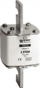 EKF Плавкая вставка ППН-41 1250/1250А габарит 4  fus-41/1250